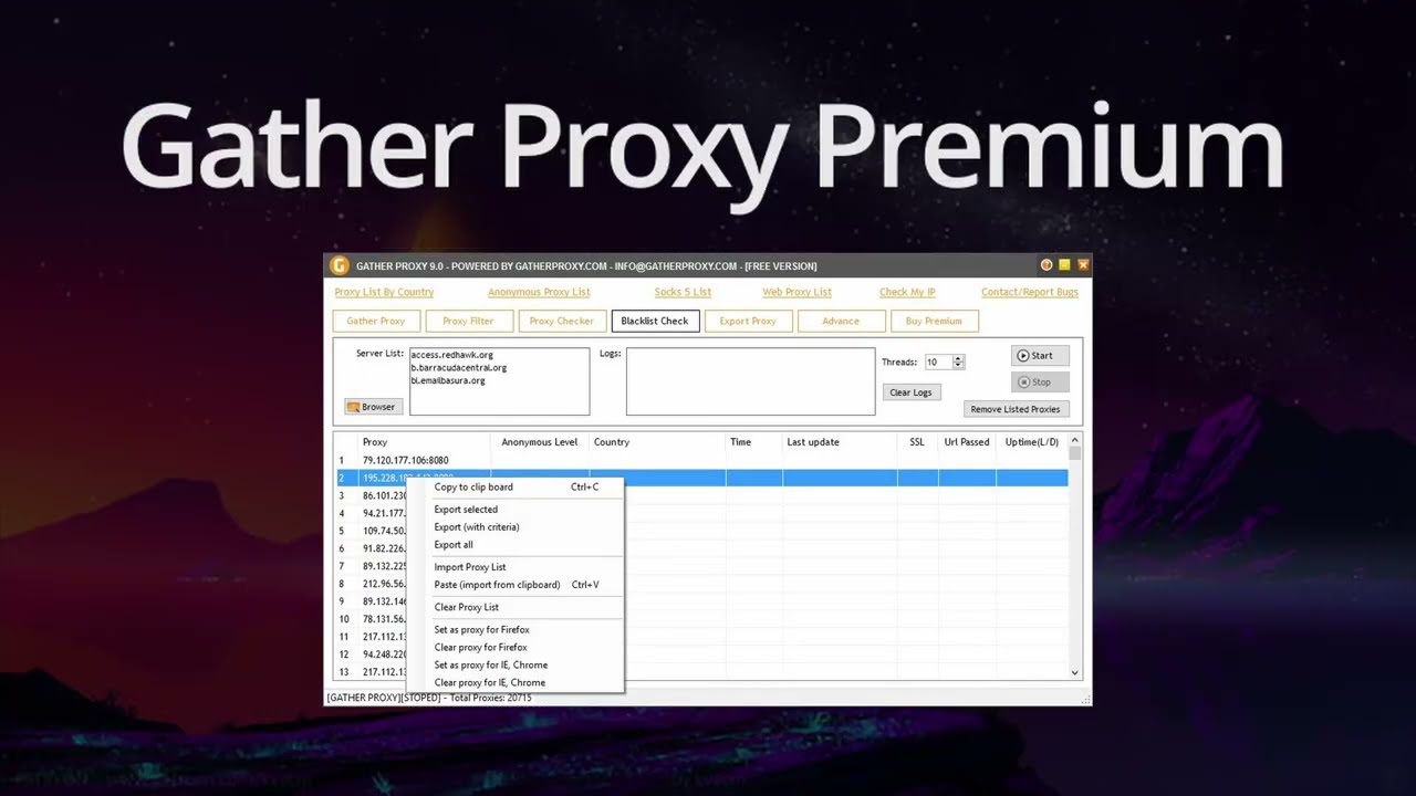 Le meilleur proxy Gater 8.9 premium : téléchargez-le dès maintenant !